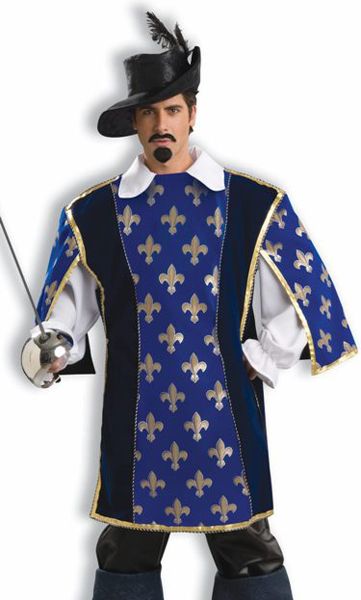 Deluxe Musketeer Cavalier Swordsman Historical Costume