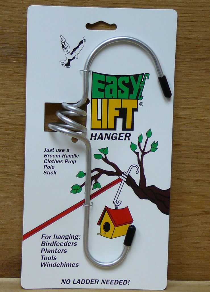 Inch Easy Lift Hanger Bird Feeder, Bird House, Plant, Tool Hanger