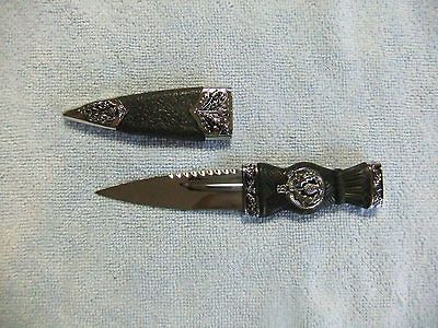 Scottish Sgian Dubh Style Dagger   Nice Highland Dress Accessory (NIB