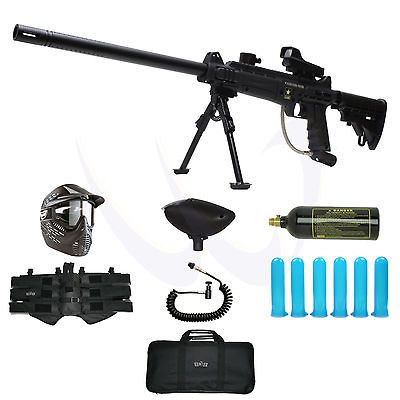 Tippmann Carver One Paintball Gun w/ Red Dot Bipod Stock 18 Deluxue