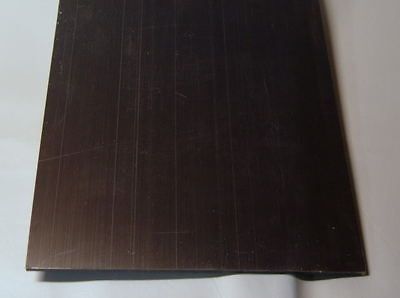 UHMW virgin black sheet 0.25 x 11.25 x 29.375 Slight Bend (2.9P