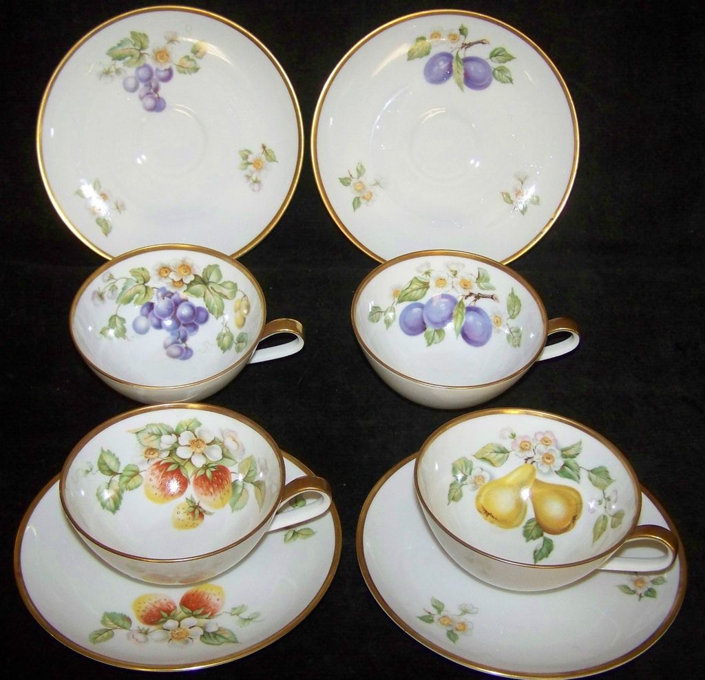 Sets Hutschenreuther Selb LHS Bavaria Germany Pasco Favorit HP Fruit