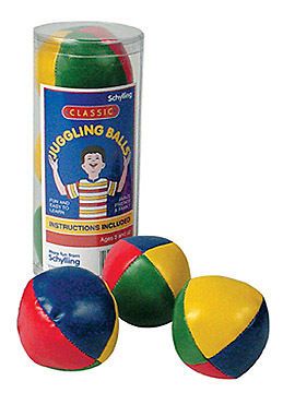 Set of 3 Classic Juggling Balls Hacky Sack NEW