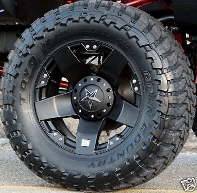 20 XD ROCKSTAR 775 RIMS & TIRES TOYO OPEN COUNTRY MT 35 H2 WHEELS