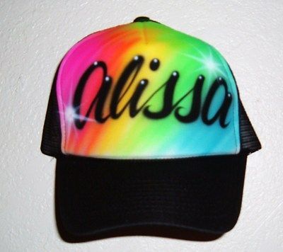 airbrushed hats