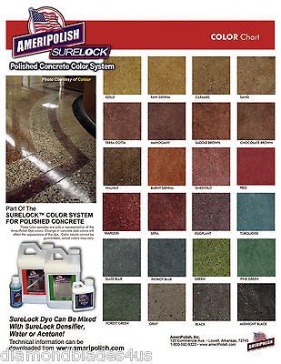 Ameripolish Surelock Concrete Dye  Polished Concrete Color System