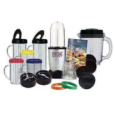 Factory New MAGIC BULLET DELUXE 25 PC SET BLENDER CHOPPER GRINDER