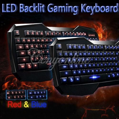 New AULA BEFIRE LED Illuminated Ergonomic USB Multimedia Backlit