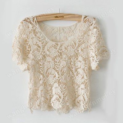 crochet tops in Tops & Blouses