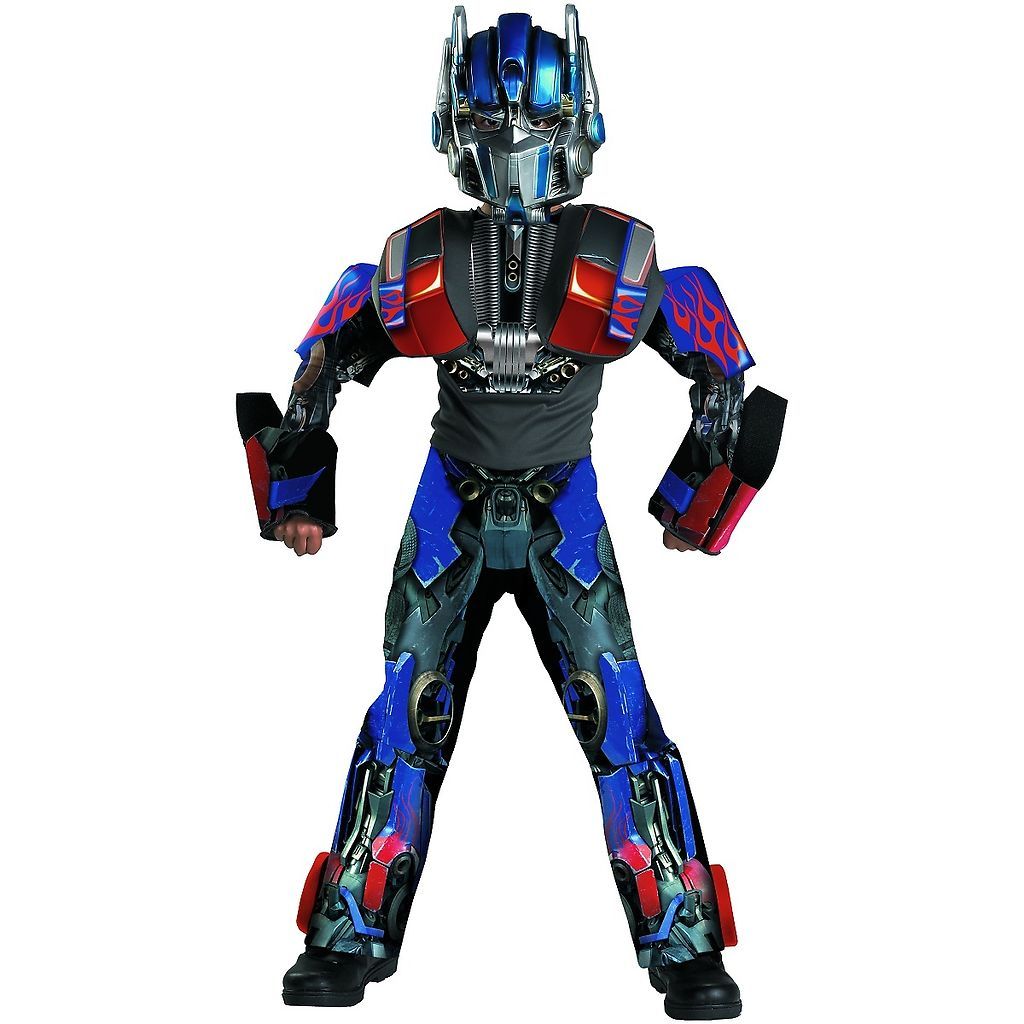 Optimus Prime 3 D Deluxe Transformers Child Boys Movie Halloween