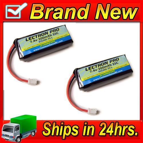 Pro 2S300 35 L Blade 130 X 7.4V 300mAh 35C Lipo Battery Pack 130X