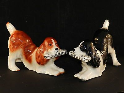 COOPERCRAFT COCKER SPANIEL DOGS STAFFORDSHIRE ENGLISH HAND MADE