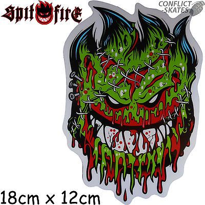 SPITFIRE Zombie Psycho Skateboard Snowboard Sticker Decal 18cm x