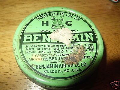 VINTAGE BENJAMIN AIR RIFLE CO. TIN