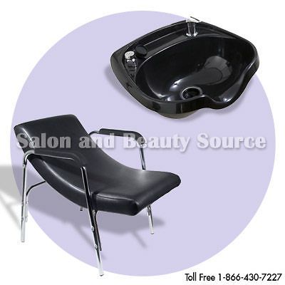 Shampoo Bowl Sink & Chair Package Salon Spa Equipment