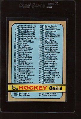 1972 TOPPS #94 CHECKLIST 1 176 EXMT *556724