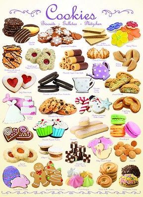 EUROGRAPHICS SWEET LINE JIGSAW PUZZLE COOKIES BAKING