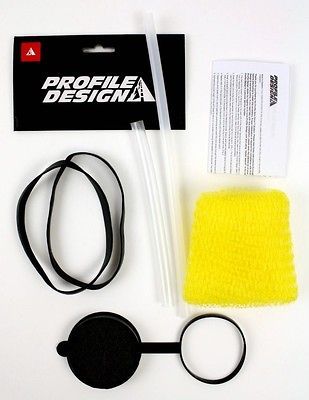 Profile Design Aero Water Bottle Drink PARTS KIT (Straw, Mesh, Lid, 2