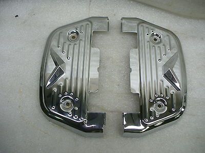 Harley 85 up Touring/FL Softail V logo passenger floorboard base