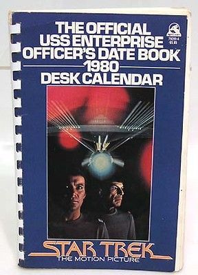 1980 STAR TREK Official Date Book & Desk Calendar