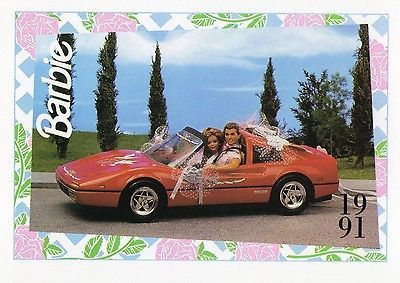 1991 WEDDING DAY MIDGE & ALLEN BARBIE FERRARI #299,1991 Mattel Trade