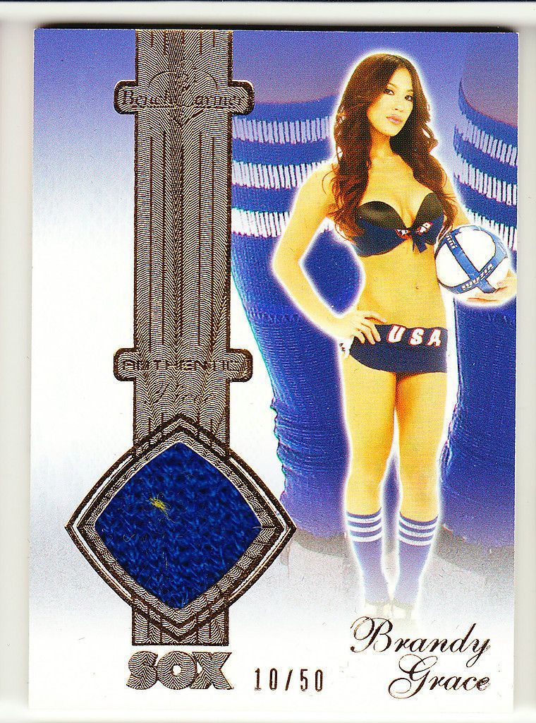 2012 Benchwarmer Soccer Premium Sox Swatch Brandy Grace 10/50