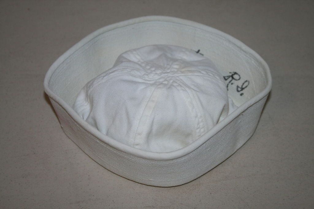 Vintage U.S. Navy White Bucket Hat
