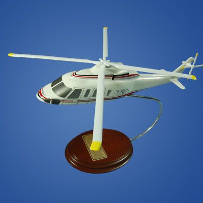 76C+ SIKORSKY SHARES QUALITY DESKTOP WOOD HELICOPTER MODEL GIFT