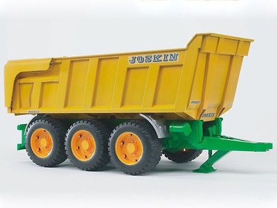 BRUDER 1/16 SCALE JOSKIN TIPPING TRAILER MULIT FUNCTION AL TOY REPLICA