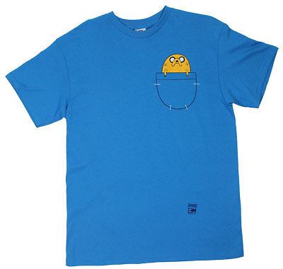 AUTHENTIC CARTOON NETWORK ADVENTURE TIME WITH FINN & JAKE IN POCKET T