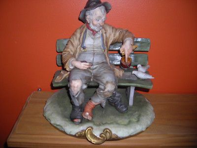 Capodimonte Tramp Vagrant Old Man Bruno Merli Classic