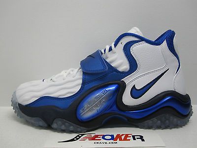 Nike Air Zoom Turf Jet 97 White Blue Brett Farve Cowboys 554989 101