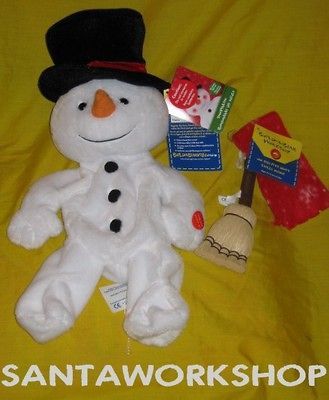 Build A Bear Light Up New SNOWMAN Snow Man UK Exclusive UNSTUFFED