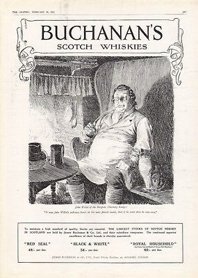 1914 BUCHANAN WHISKEY JOHN WILLET MAYPOLE DICKENS FRANK REYNOLD