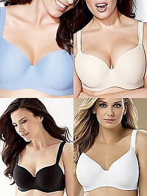 Ambrielle Woman Natural Shaping Microfiber Balconet Bra 128 5500 NWT