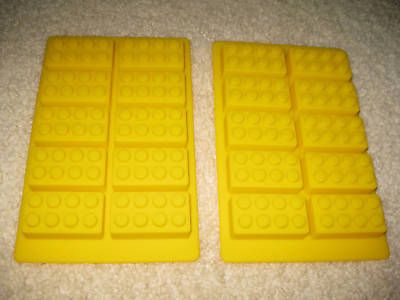 MAKE BIRTHDAY PARTY LEGO BRICKS CANDY MOLD MOULD ICE TRAY SET 2