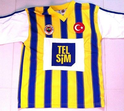 REVIVO HAIM FENERBAHCE SOCCER SHIRT SIZE M VINTAGE TURKEY RARE black