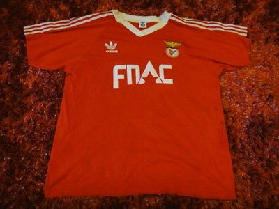 VTG 1988 ADIDAS BENFICA 8 CHIQUINHO CARLOS PORTUGAL FOOTBALL JERSEY