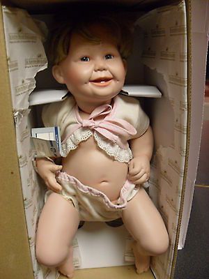 Ashton Drake Doll Cute as a Button Baby Girl 1993 Titus Tomescu Barely