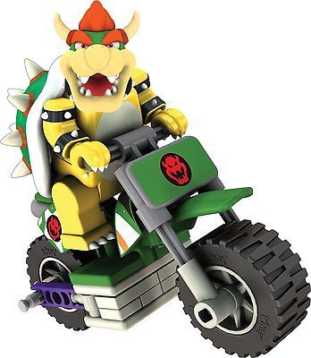 BOWSER & STANDARD BIKE BUILDING SET   KNEX Nintendo Wii Mario Kart