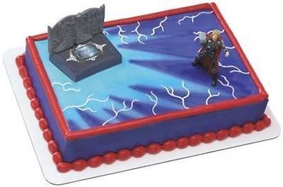 THOR AVENGER COLLECTIBLE 2 DECOSET Cake Topper