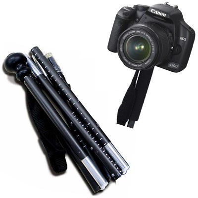 Folding Walking Hiking Stick Pole Camera DSLR Monopod