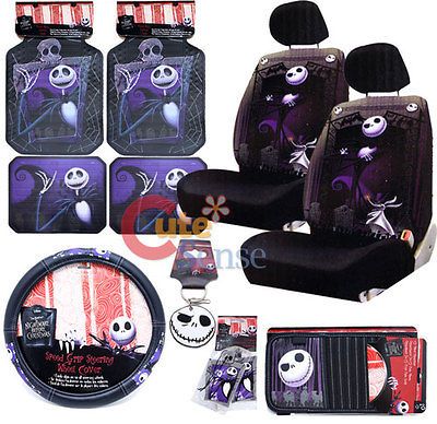 Before Christmas Low Back Car Seat Covers Accessories Set 13pc