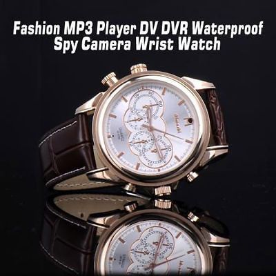 Hot  Player DV DVR Waterproof Spy Camera Wrist Watch