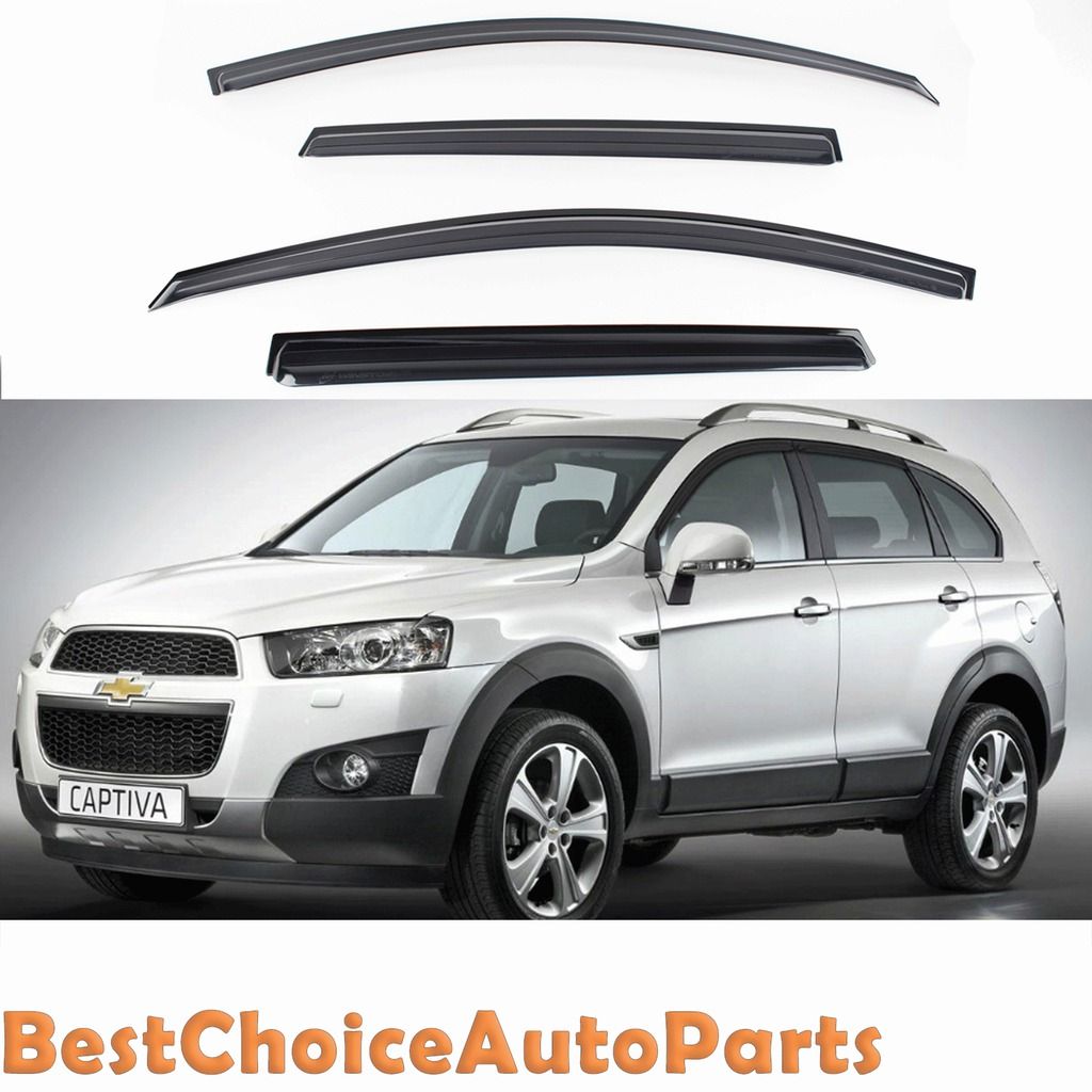 Shade/Rain Guard Door/Window Vent Visor for 06 11 Chevrolet Captiva