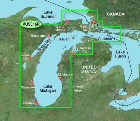 LAKE ONTARIO TO MONTREAL MUS019R DATA CARD MARINE CHART GPSMAP