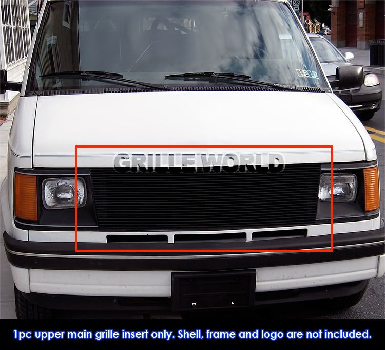 85 94 Chevy Astro Van/ GMC Safari Van Black Billet Grille Grill Insert