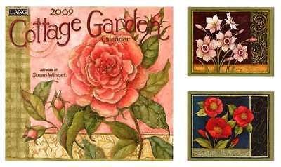 Susan Winget Cottage Garden 2009 Wall Calendar Brand New