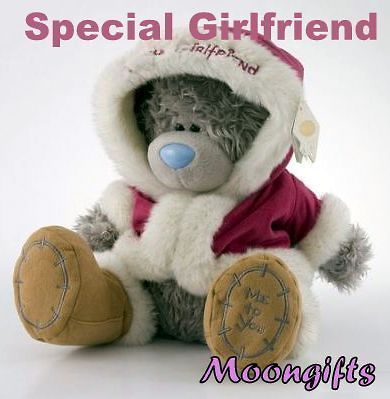 Me to You Tatty Teddy Special Girlfriend With Pink Jacket and Brown