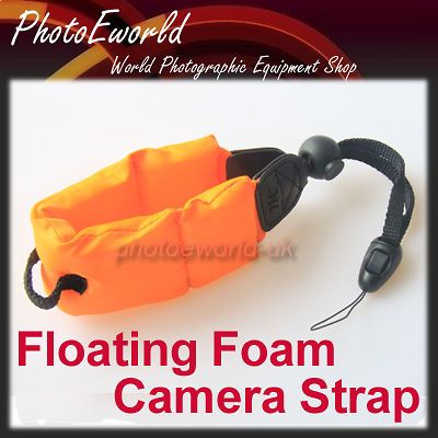 Floating Foam Strap fo nikon canon sony Olympus (Orang)